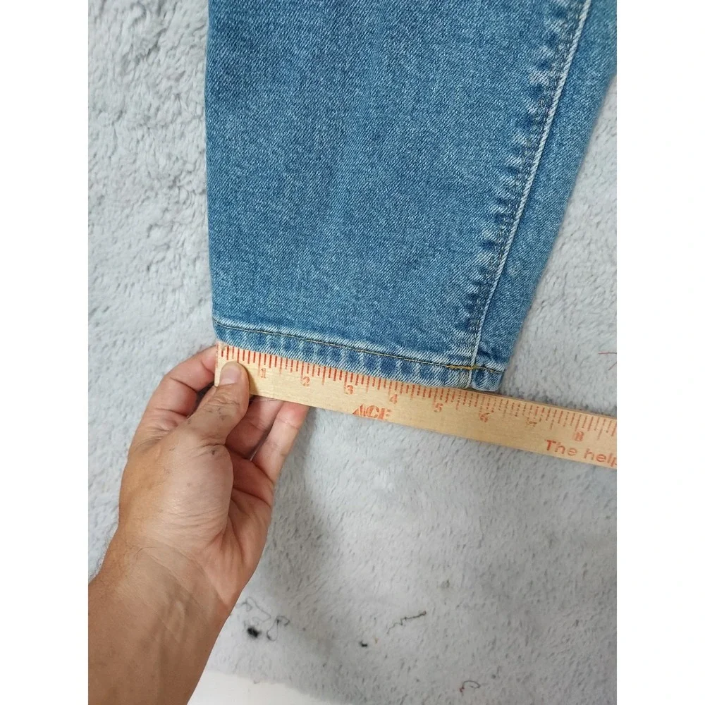 Mott And Bow Jeans Mens 34x32 Skinny Slim Fit Light Wash Blue Cotton Stretch